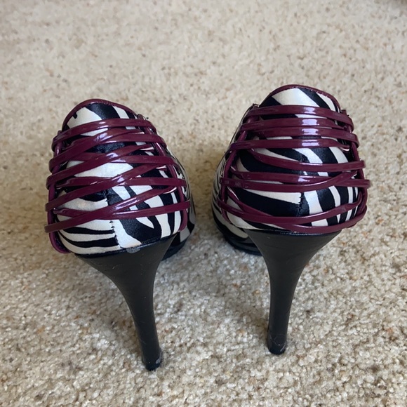 Madden girl zebra print heels - Picture 3 of 8